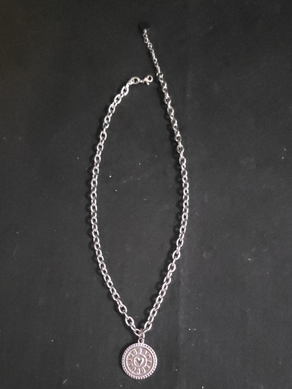 Silver-Tone Women's Link Bracelet Necklace